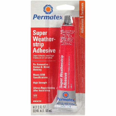 PERMATEX SUPER WEATHER STRIP ADHESIVE 2 OZ 80638