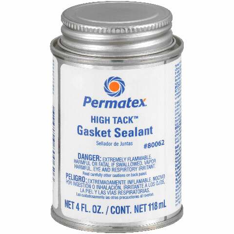 PERMATEX HIGH TACK GASKET SEALANT BRUSH TOP 4OZ 80062