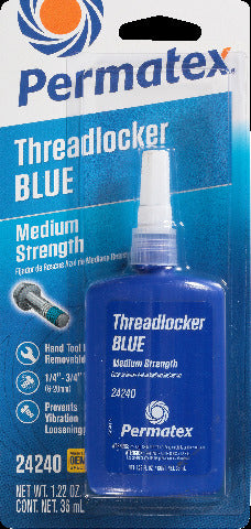PERMATEX MEDIUM STRENGTH THREADLOCKER BLUE 36 ML 24240