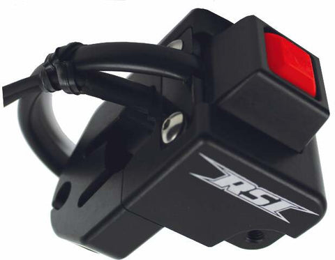 RSI BILLET THROTTLE BLOCK W/ PUSH BUTTON KILL SWITCH TB-10