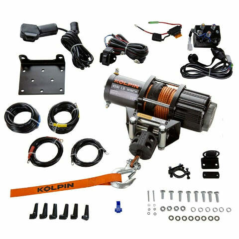 KOLPIN QUICK MOUNT WINCH 4500 SYNTHETIC HON 26-1050