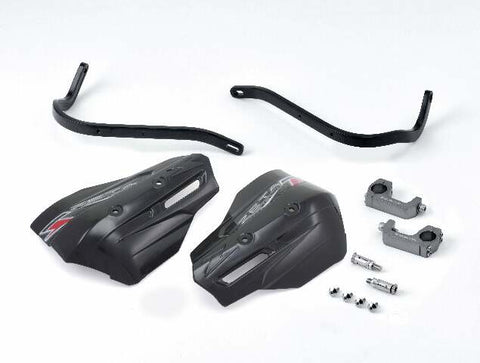 ZETA ARMOR HANDGUARD XC PRO KIT 28.6MM BAR U-CLAMP BLACK/BLACK ZE72-5059