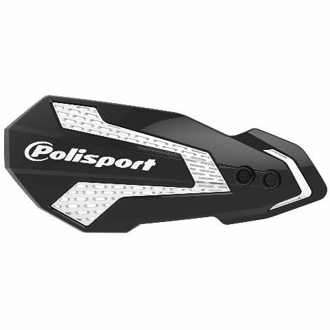 POLISPORT MX FLOW HANDGUARDS BLACK/WHITE 8308200019