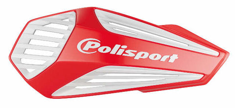 POLISPORT MX AIR HANDGUARDS RED/WHITE 8308400010