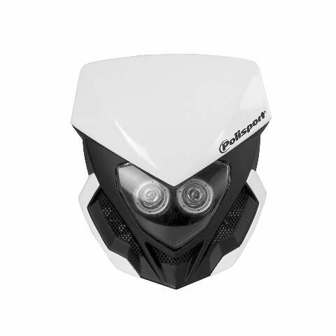 POLISPORT LOOKOS HEADLIGHT WHITE/BLACK 8668800001