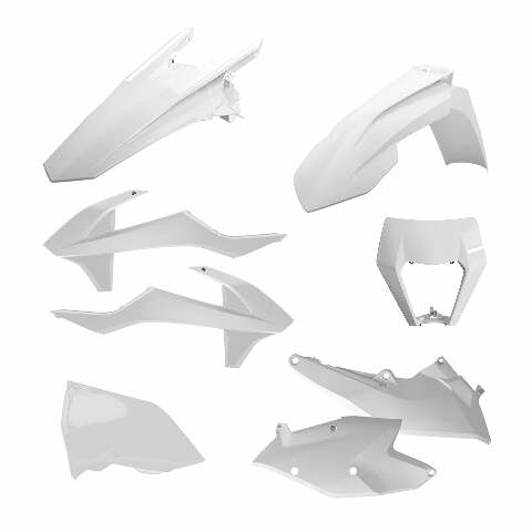 POLISPORT ENDURO KIT WITH MASK WHITE KTM 90882