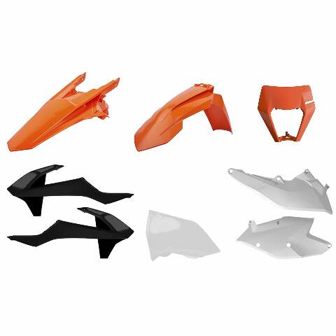 POLISPORT ENDURO KIT WITH MASK OEM COLOR KTM 90884