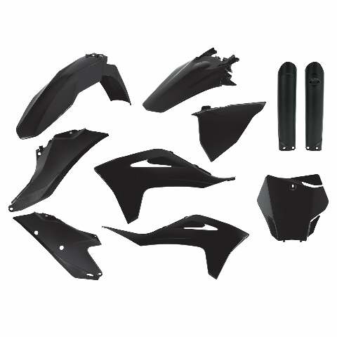 POLISPORT FULL MX KIT BLACK GAS 91066