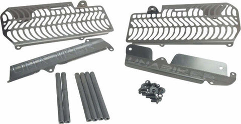 UNABIKER RADIATOR GUARDS YAMAHA YZ250F NATURAL YYZ250F6-A