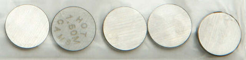 HOT CAMS VALVE SHIMS 7.48X1.50MM 5/PK 5PK748150