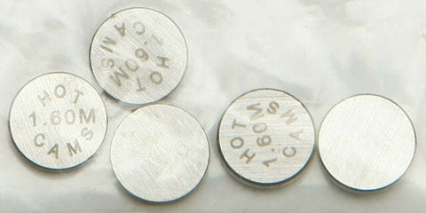 HOT CAMS VALVE SHIMS 7.48X1.60MM 5/PK 5PK748160