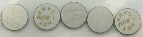 HOT CAMS VALVE SHIMS 7.48X1.90MM 5/PK 5PK748190