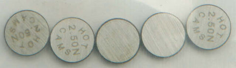 HOT CAMS VALVE SHIMS 7.48X2.50MM 5/PK 5PK748250