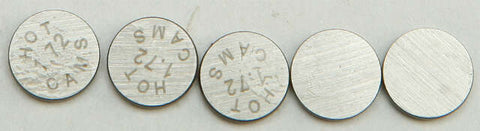 HOT CAMS VALVE SHIMS 8.90X1.72MM 5/PK 5PK890172