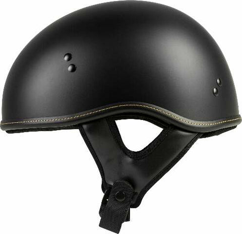 HIGHWAY 21 .357 SOLID HALF HELMET MATTE BLACK SM 77-1101S