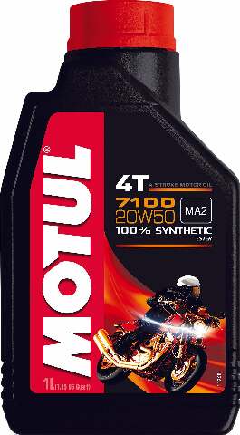 MOTUL 7100 SYNTHETIC OIL 20W50 LITER 104103