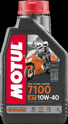MOTUL 7100 SYNTHETIC OIL 10W40 LITER 104091