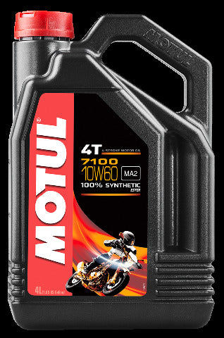 MOTUL 7100 SYNTHETIC OIL 10W60 4-LITER 104101