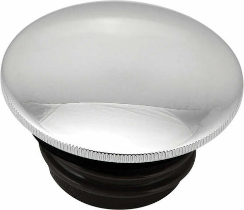 HARDDRIVE GAS CAP SCREW-IN SMOOTH NON-VENTED CHROME `96-20 03-0316A-B