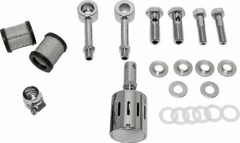 HARDDRIVE DUAL BREATHER KIT BT 93-16 XL 91-16 34-127