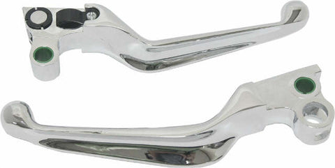 HARDDRIVE WIDE BLADE LEVER SET CHROME 82-95 20-228