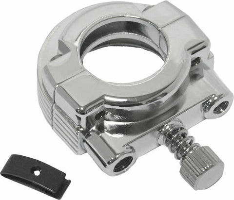 HARDDRIVE THROTTLE CLAMP SINGLE CABLE CHROME 30-106D