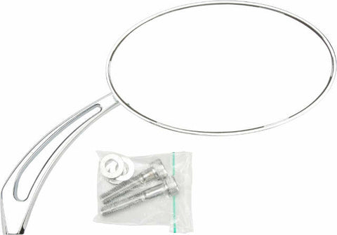 HARDDRIVE CHROME OVAL ARROW MIRROR ES-211+A10