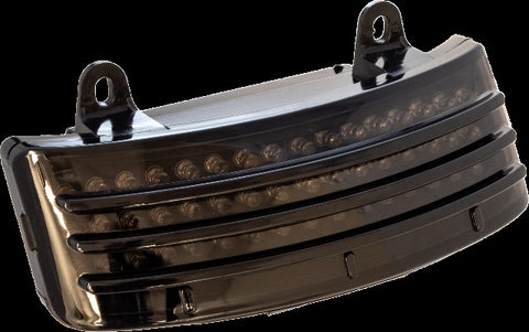 LETRIC LIGHTING CO TRI-BAR FENDER TIP LED SMOKE LENSE `14-UP FLT LLC-TB-CBS