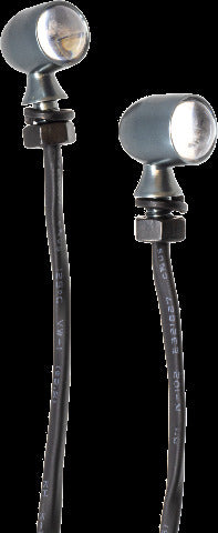LETRIC LIGHTING CO 45C MINI LED GUN METAL WHITE/AMBER LLC-45C-WA