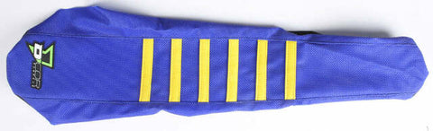 D-COR SEAT COVER BLUE/YELLOW W/RIBS 30-70-405