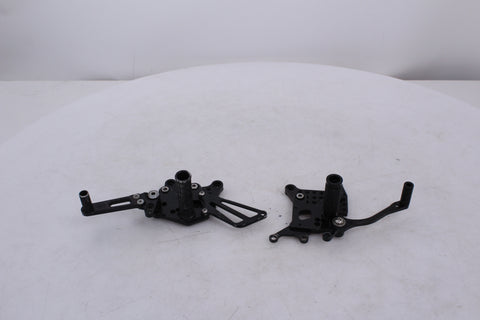 WOODCRAFT Left Right Rearset Footpeg Bracket Kawasaki ZX6R Ninja 09-12 ZX-6R