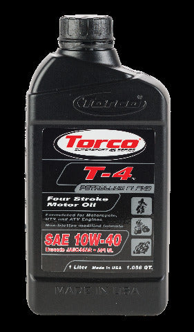 TORCO T-4 4-STROKE MOTOR OIL 10W-40 1L T611040CE