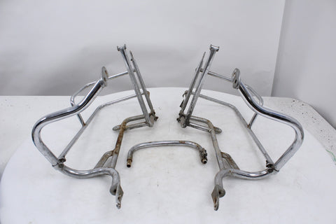 Rear Saddlebag Chrome Rail Support Trim Guards Honda GL1200 Gold Wing 84-87 OEM