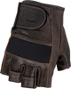 HIGHWAY 21 HALF JAB GLOVES BROWN 3X Half Jab Perforated Gloves