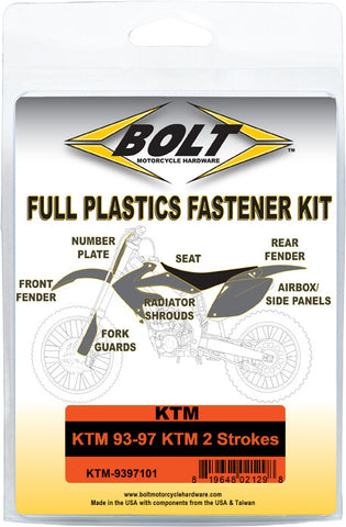 BOLT FULL PLASTIC FASTENER KTM KTM-9397101