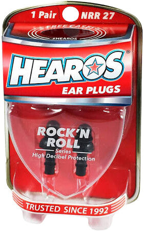 HEAROS ROCK 'N ROLL EAR PLUGS 1 PAIR 309