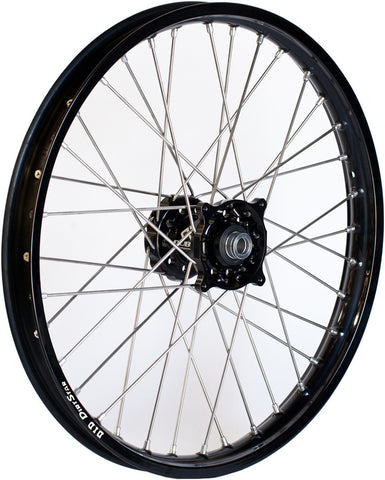 DUBYA FRONT WHEEL 1.60 X 21 BLACK HUB BLACK RIM 56-4104BB