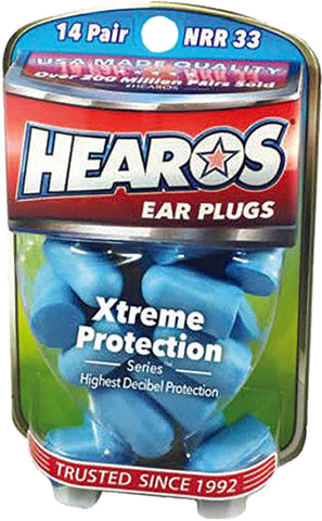 HEAROS EXTREME PROTECTION EAR PLUGS 14 PAIRS/CASE 5826