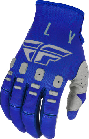 FLY RACING KINETIC K121 GLOVES BLUE/NAVY/GREY SZ 13 374-41113