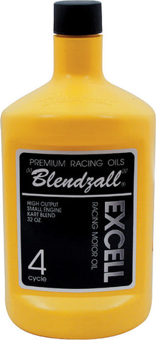 BLENDZALL EXCELL 4-CYCLE MOTOR OIL 0W-5 KART 1QT F-454