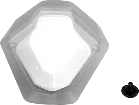 GMAX MOUTH VENT SLIDER & COVER W/SCREWS WHITE AT-21/Y G021031