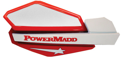 POWERMADD STAR SERIES HANDGUARDS RED/WHITE 34222