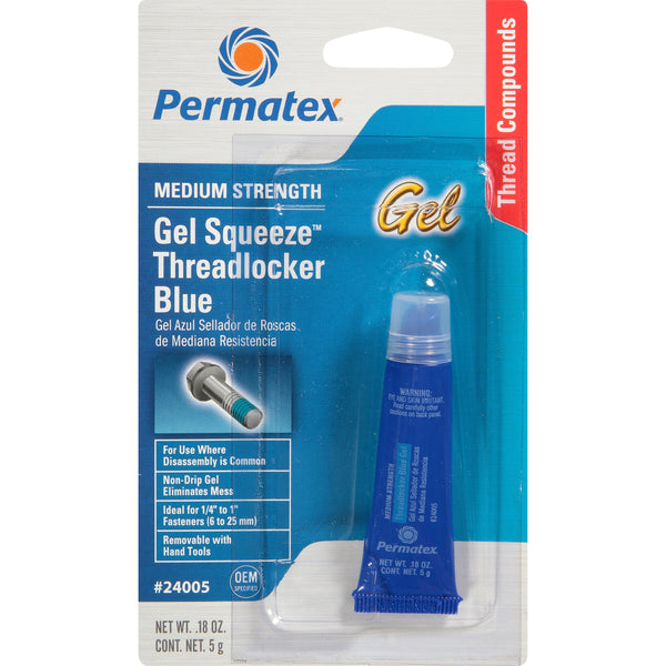 PERMATEX THREADLOCKER BLUE GEL 5G 24005