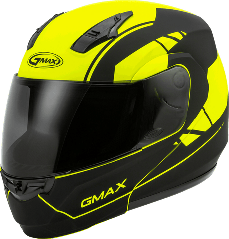 GMAX MD-04 MODULAR ARTICLE HELMET MATTE HI-VIS/BLACK XS G1042743