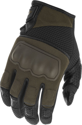 FLY RACING COOLPRO FORCE GLOVES OD GREEN SM 476-4124S