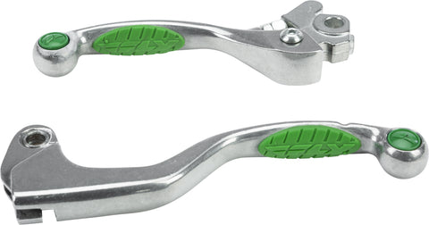 FLY RACING GRIP LEVER SET GREEN 204-019