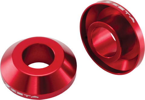 ZETA FAST REAR WHEEL SPACERS RED ZE93-2202