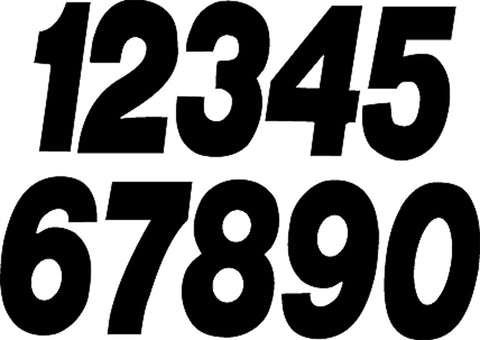 DIRT DIGITS #4 BLACK PRO DIGITS 3/PK PD83B-4