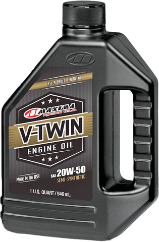 MAXIMA V-TWIN SYNTHETIC BLEND ENGINE OIL 20W-50 32OZ 30-14901