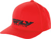 FLY RACING FLY PODIUM HAT RED SM/MD 351-0382S